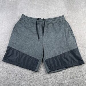 Under Armour Sweat Shorts Mens XL Grey MK1 Terry Loose Fit Drawstring Athletic